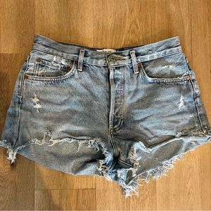 Agolde cut off shorts
